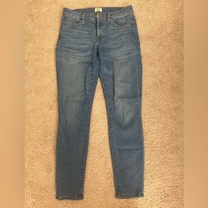 J. Crew Toothpick Jeans in Stewartby Wash. Size 27